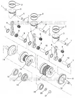 PISTON   CRANKSHAFT 600 XCR 0985677 (4943164316C010)