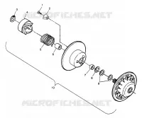 DRIVEN CLUTCH TRAN SPORT 0970143 AND EUROPEAN TRAN SPORT E970143 (4938293829B014)