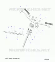UPPER STEERING & HANDLEBAR ASM.
