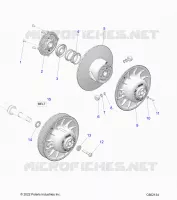 DRIVE TRAIN, CLUTCH, SECONDARY