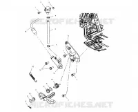 REAR MASTER CYLINDER   FOOT PEDAL