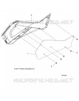 BODY, RIGHT HAND SIDE PANEL HEAT SHIELD AND HARDWARE 2 UP