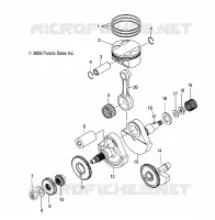 ENGINE, CRANKSHAFT AND PISTON