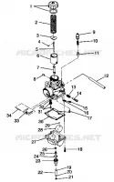 CARBURETOR WIDETRAK LX 0942064 (49250425040034)