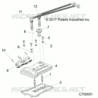 THROTTLE BODY AND VALVE COVER