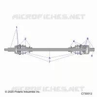DRIVE TRAIN, FRONT HALF SHAFT