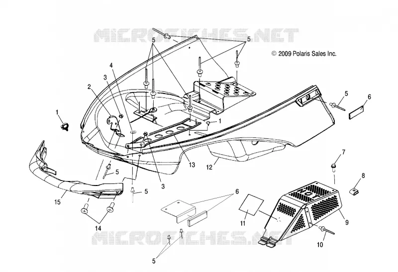 FRONT BUMPER AND NOSEPAN