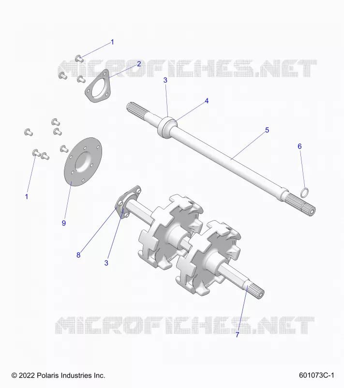 DRIVE TRAIN, JACKSHAFT AND DRIVE SHAFT