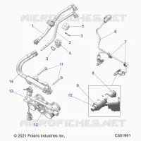 FUEL SYSTEM, RAIL, LINES AND THROTTLE BODY