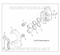 REAR BRAKE CALIPER