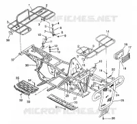 BUMPER / RACKS MOUNTING 4X4 350L S938139 (4924342434003A)
