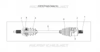 DRIVE TRAIN, DRIVE SHAFT, FRONT
