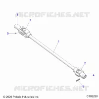 DRIVE TRAIN, FRONT PROP SHAFT