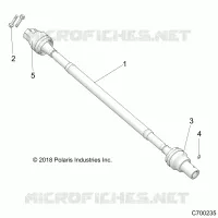 DRIVE TRAIN, REAR PROP SHAFT