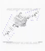 ENGINE, MOUNTING & LONG BLOCK