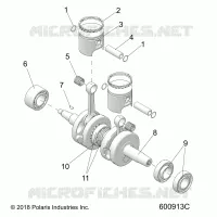ENGINE, PISTON & CRANKSHAFT