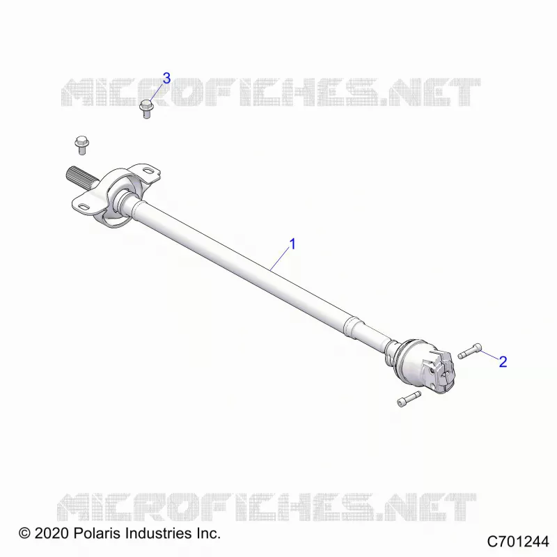 DRIVE TRAIN, FRONT PROP SHAFT