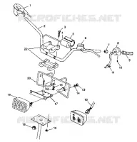 HANDLEBAR   HEADLIGHT SCRAMBLER 400 W98BC38C (4947254725B009)