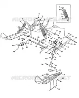 FRONT SUSPENSION AND SKI