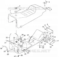SEAT   GAS TANK 600 XCR 0985677 (4943164316A006)