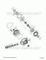 DRIVE TRAIN, REAR GEARCASE INTERNALS