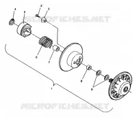 DRIVEN CLUTCH ASSEMBLY LITE GT E943133 (49273527350021)