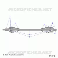 DRIVE TRAIN, FRONT HALF SHAFT