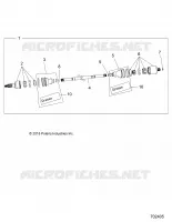 DRIVE TRAIN, REAR HALF SHAFT
