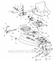 HOOD ASSEMBLY WIDETRAK GT 0952061 AND  EUROPEAN WIDETRAK GT E952061 (4928962896A010)