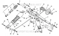 REAR TORQUE ARM XLT SP 0966676 AND EUROPEAN XLT SP E966676 (4931703170B013)