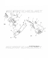 CHASSIS, CLUTCH GUARD AND FOOTRESTS