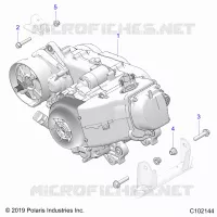 ENGINE, ENGINE AND TRANSMSSION MOUNTING