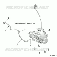 DRIVE TRAIN, FRONT GEARCASE MOUNTING