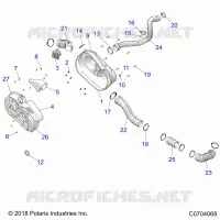 DRIVE TRAIN, CLUTCH COVER AND DUCTING