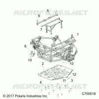 CHASSIS, MAIN FRAME AND SKID PLATES