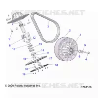DRIVE TRAIN, SECONDARY CLUTCH