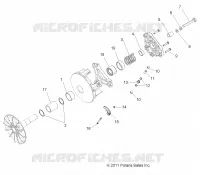 DRIVE TRAIN, PRIMARY CLUTCH