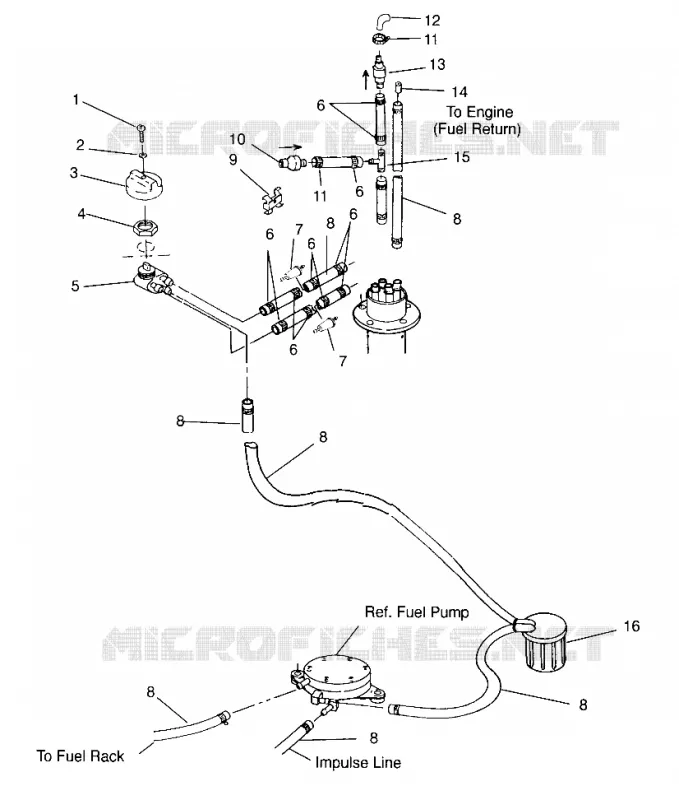 FUEL SYSTEM SL 750 B954070 (4930523052A010)