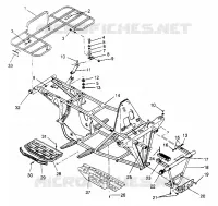 BUMPER / RACKS MOUNTING TRAIL BOSS W948527 (4926822682A007)