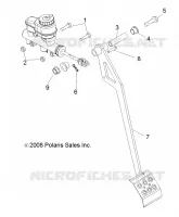 BRAKES, PEDAL AND MASTER CYLINDER MOUNTING