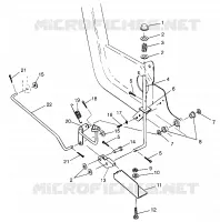 FOOT PEDAL   PARKING BRAKE NORWEGIAN BIG BOSS 6X6 400L N97AE38D (4940814081D01A)