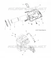ENGINE, AIR INTAKE