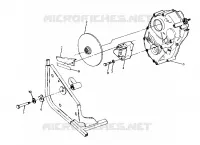 RIGHT GEARCASE   BRAKE MOUNTING BIG BOSS 4X6 (4919801980034A)