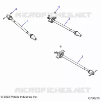 DRIVE TRAIN, FRONT, MID, REAR PROP SHAFT