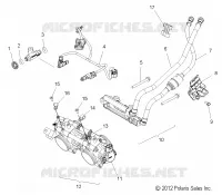 FUEL SYSTEM, RAIL, LINES AND THROTTLE  BODY