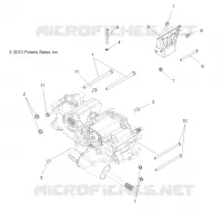 DRIVE TRAIN, MAIN GEARCASE MOUNTING