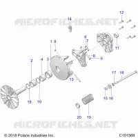 DRIVE TRAIN, PRIMARY CLUTCH