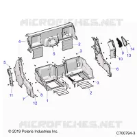 REAR BODYWORK CLOSEOFF AND FENDERS