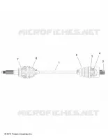 DRIVE TRAIN, REAR DRIVE SHAFT