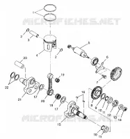PISTON   CRANKSHAFT SWEDISH 4X4 400L S948140 (4926912691C014)